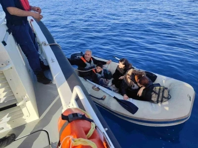 Bodrum&rsquo;da 2&rsquo;si &ccedil;ocuk 4 d&uuml;zensiz g&ouml;&ccedil;men yakalandı
