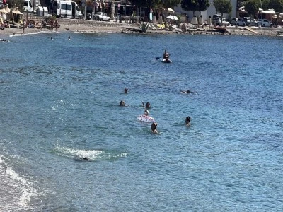 Bodrum'da deniz keyfi devam ediyor