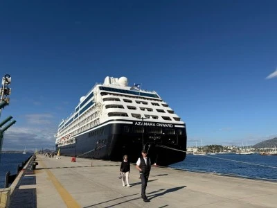 Bodrum'da kruvaziyer turizmi devam ediyor