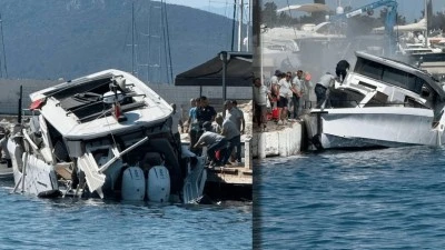 Bodrum'da tekne patladı: Yaralılar var! 