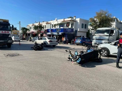 Bodrum&rsquo;da trafik kazası kaza: 1 &ouml;l&uuml;, 1 yaralı