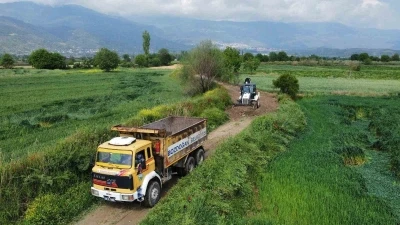 Bozdoğan Belediyesi&rsquo;nden arazi yollarında yoğun mesai
