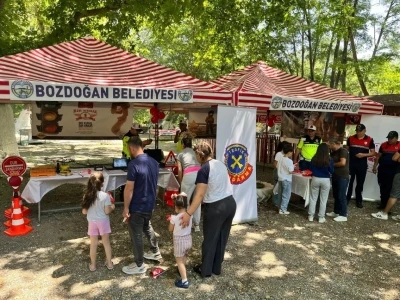 Bozdoğan&rsquo;da Trafik Haftası renkli kutlandı
