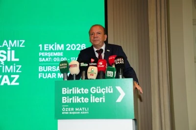 BTSO Başkan Adayı &Ouml;zer Matlı: Bursa&rsquo;nın geleceğine birlikte sahip &ccedil;ıkacağız