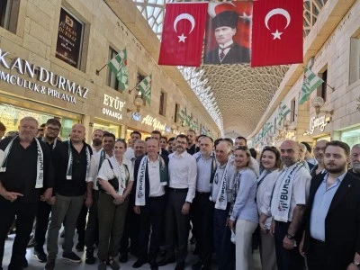 BTSO Başkan Adayj &Ouml;zer Matlı'ya b&uuml;y&uuml;k ilgi! 