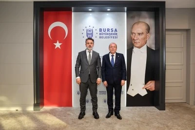 BTSO Başkanı Matlı&rsquo;dan B&uuml;y&uuml;kşehir Belediye Başkan Vekili Biba&rsquo;ya ziyaret