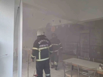 Burdur&rsquo;da pide salonunda doğalgaz patlaması: 1 yaralı