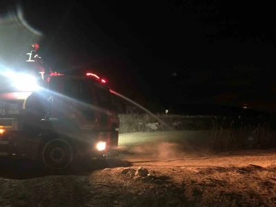 Burdur&rsquo;da sazlık alanda yangın