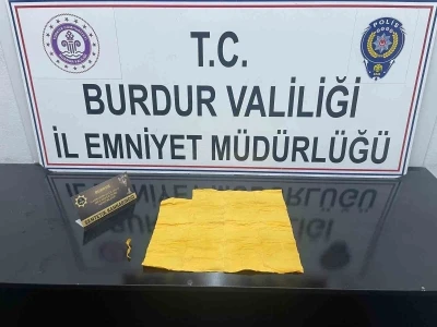 Burdur&rsquo;da uyuşturucu operasyonu: 1 kişi tutuklandı
