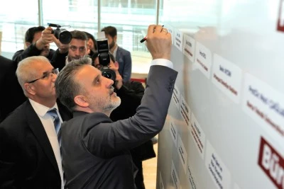 Bursa Afet Anayasası'na ilk imza Başkan Vekili Şahin Biba'dan