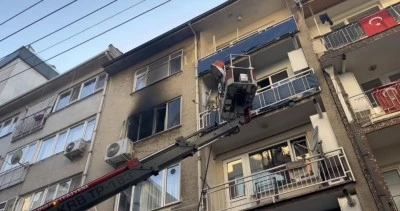  Bursa Altıparmak'ta yangın 