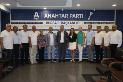 Bursa Anahtar Parti Muhtarlar Derneği'ni ağırladı