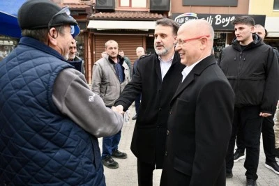 Bursa B&uuml;y&uuml;kşehir Belediye Başkan Vekili Şahin Biba, esnafla buluştu