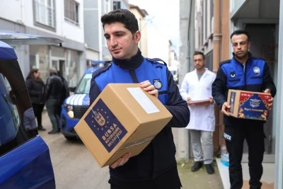 Bursa B&uuml;y&uuml;kşehir dayanışma ruhunda &ccedil;&ouml;lyak hastalarını unutmadı