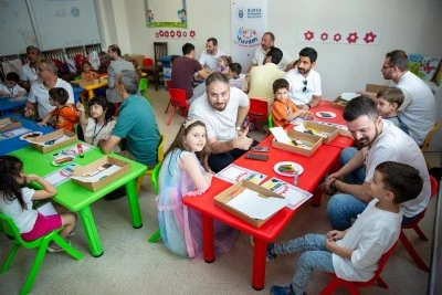 Bursa B&uuml;y&uuml;kşehir'den babalar ve &ccedil;ocuklarını buluşturan etkinlik