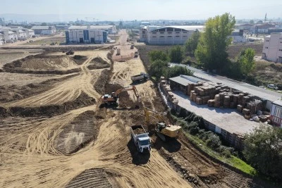 Bursa B&uuml;y&uuml;kşehir&rsquo;den İneg&ouml;l&rsquo;e 7 kilometrelik yeni yol