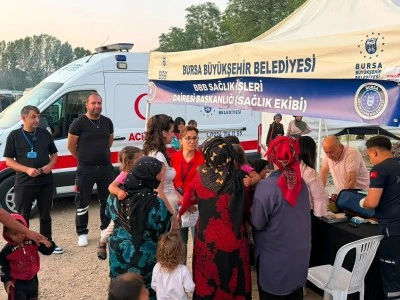 Bursa B&uuml;y&uuml;kşehir'den mevsimlik tarım iş&ccedil;ilerine destek