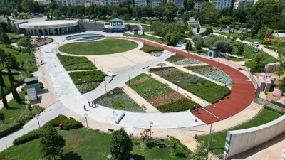 Bursa B&uuml;y&uuml;kşehir'den Millet Bah&ccedil;esi'ne estetik dokunuş