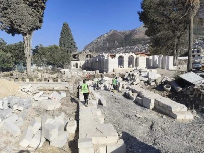 Bursa B&uuml;y&uuml;kşehir, Hatay'ın tarihi simgesini onarıyor