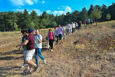 Bursa B&uuml;y&uuml;kşehir'in gen&ccedil;lik kampında engeller eğlenerek aşıldı