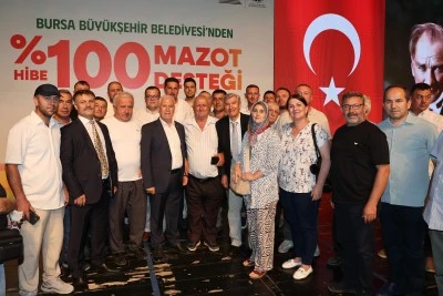 Bursa B&uuml;y&uuml;kşehir'in &uuml;reticiye olan mazot desteği 1 Mart'ta son buluyor! 