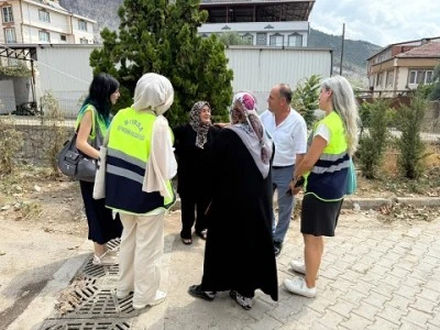 Bursa B&uuml;y&uuml;kşehir yangın b&ouml;lgelerindeki saha &ccedil;alışmalarına devam ediyor!