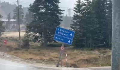 Bursa'da 10 dakikalık yağmur!