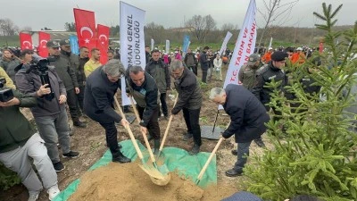 Bursa&rsquo;da 18 bin fidan toprakla buluştu