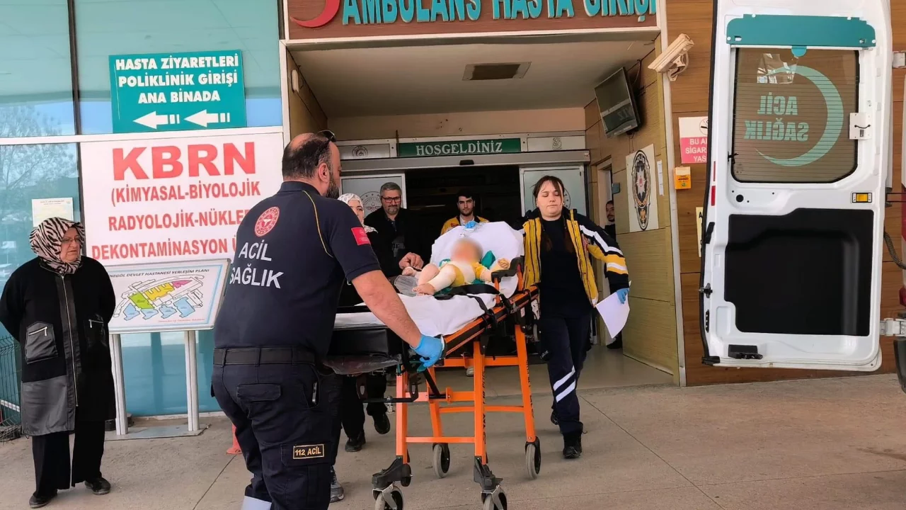 Bursa'da 9 aylık bebek kaynar suyla yandı