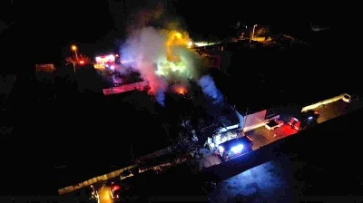 Bursa&rsquo;da ahşap palet fabrikasındaki yangın kontrol altına alındı