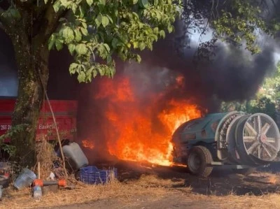Bursa'da bir &ccedil;ift&ccedil;inin ekmek teknesi k&uuml;le d&ouml;nd&uuml;