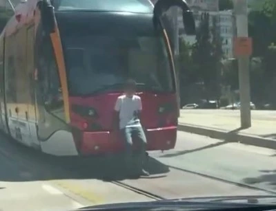 Bursa'da bir gencin tehlikeli yolculuğu 