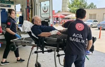 Bursa&rsquo;da bir iş&ccedil;i elini motorlu testereye kaptırdı