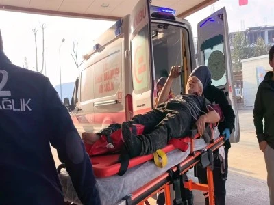 Bursa'da bir iş&ccedil;i yaralandı