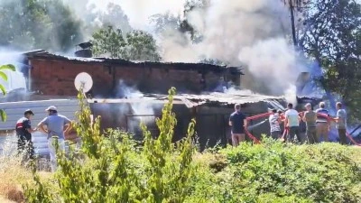 Bursa'da bir kişi yanmaktan son anda kurtarıldı