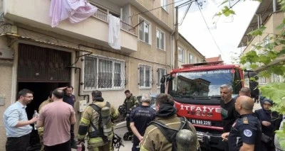 Bursa'da bir mahallede panik dolu anlar