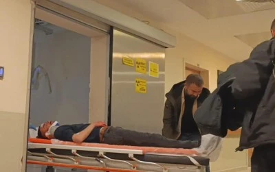 Bursa'da bir otomobil tarlaya u&ccedil;tu