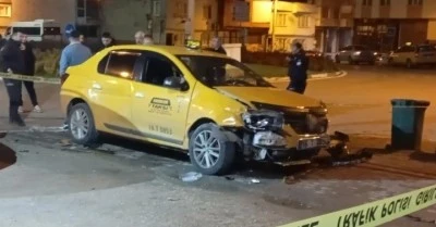 Bursa'da bir taksi gasp edildi 