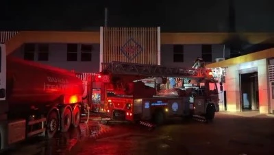 Bursa'da bir tekstil fabrikasında yangın