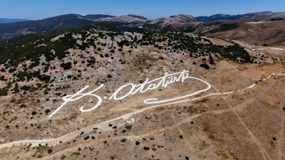 Bursa'da bulunan 'D&uuml;nyanın En B&uuml;y&uuml;k Atat&uuml;rk İmzası' yenilendi