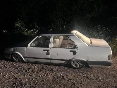 Bursa'da &ccedil;aldıkları aracı ormana gizlediler