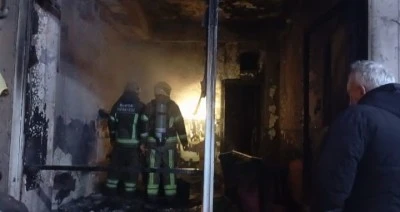 Bursa'da &ccedil;ay ocağında gece yarısı yangın