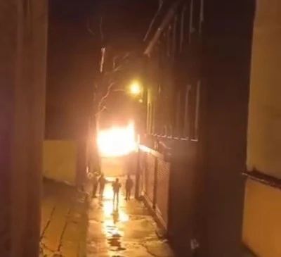 Bursa'da depo yangını