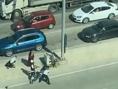 Bursa'da dilencilerin mıntıka kavgası