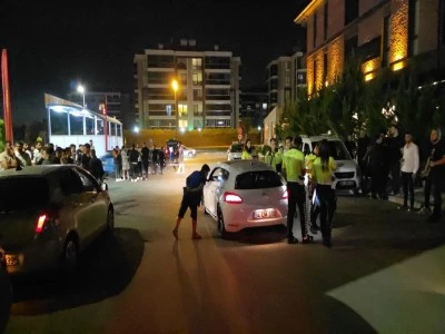 Bursa'da drift yaptı ardından polisten ka&ccedil;maya &ccedil;alıştı...