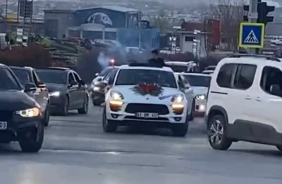 Bursa'da d&uuml;ğ&uuml;n konvoyuna ağır ceza: 660 bin TL