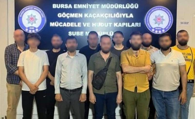 Bursa'da d&uuml;zensiz g&ouml;&ccedil; denetimi