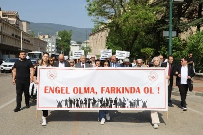 Bursa'da engelsiz bir gelecek i&ccedil;in y&uuml;r&uuml;d&uuml;ler
