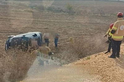 Bursa'da eşine araba kullanmayı &ouml;ğretirken dehşeti yaşadılar