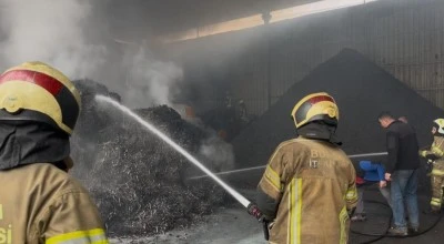 Bursa'da fabrika yangını